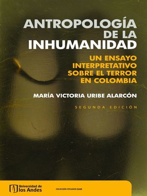 cover image of Antropología de la inhumanidad